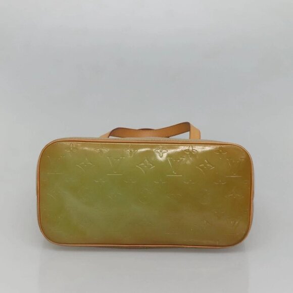 LOUIS VUITTON Monogram Vernis Houston Hand Bag Baby Blue M91005 LV Auth 130139 - Picture 7 of 16